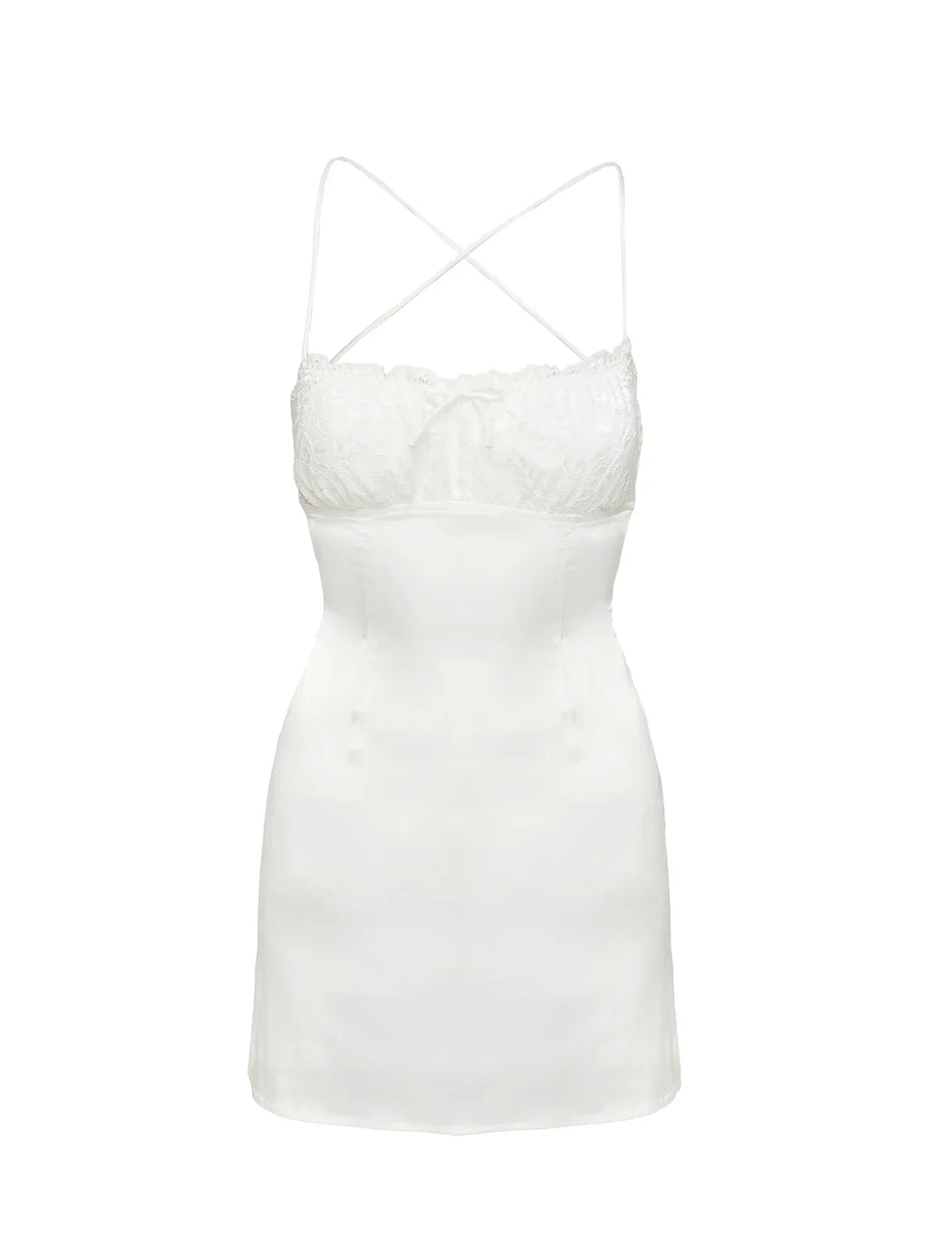 Freefall Mini Dress White
