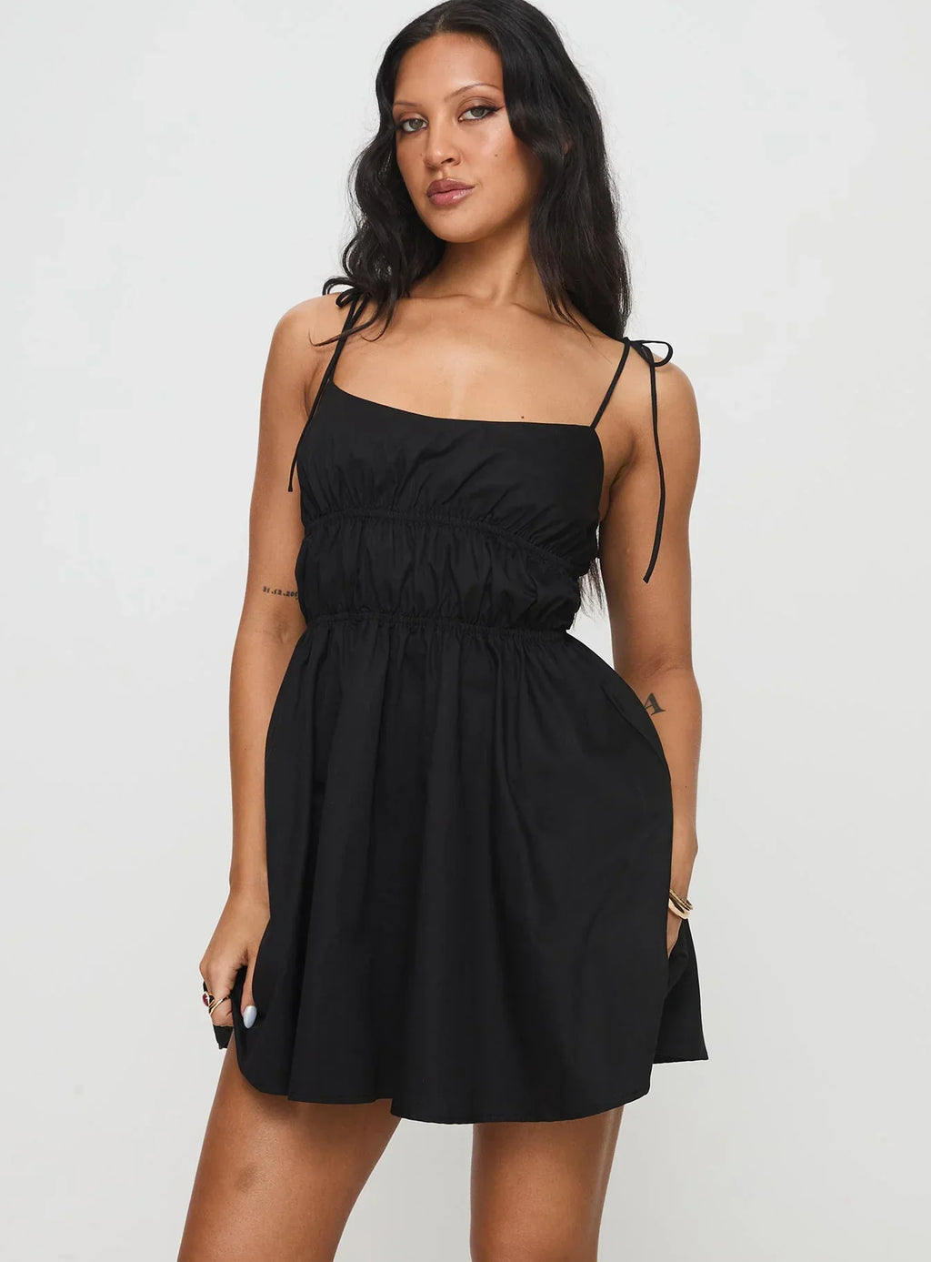 Jacksonne Mini Dress Black Petite