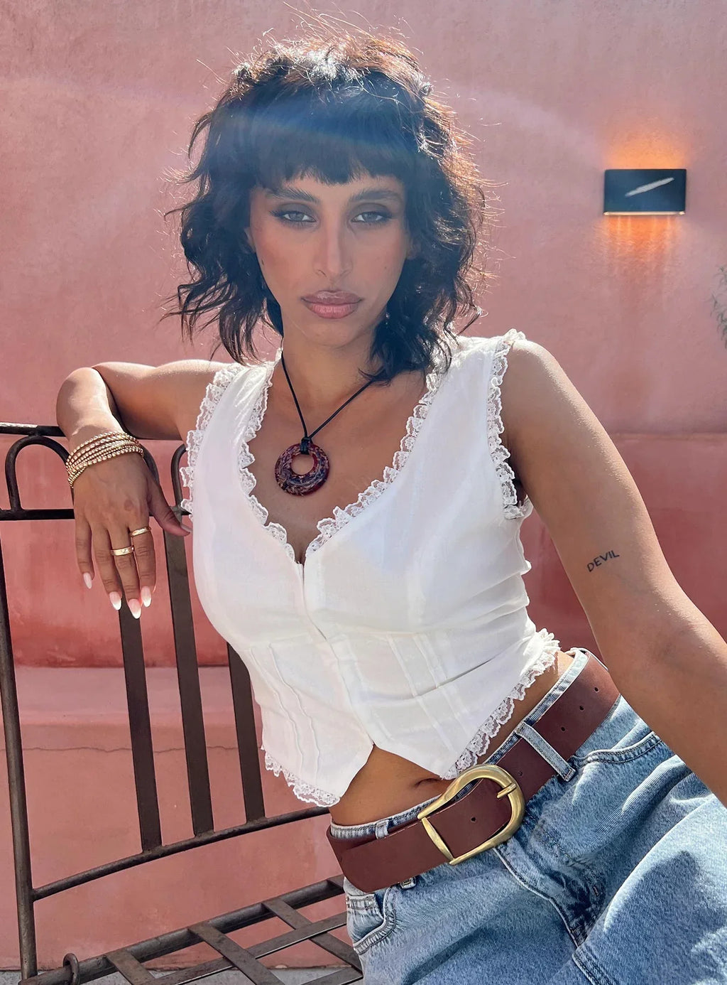Silvanna Top White