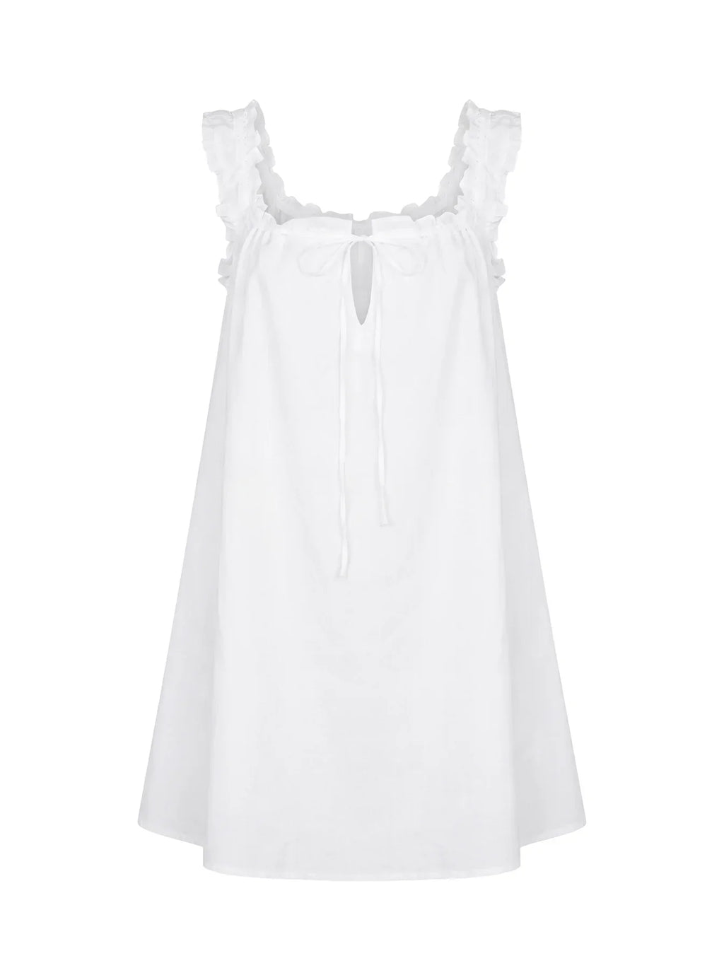 Swing Mini Dress White