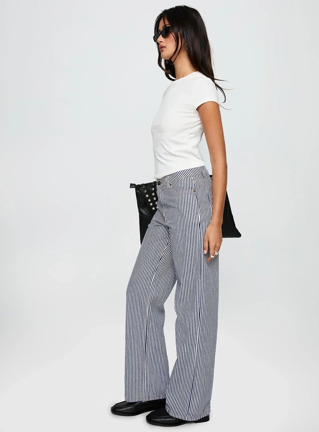 Top Model Jean Navy Stripe