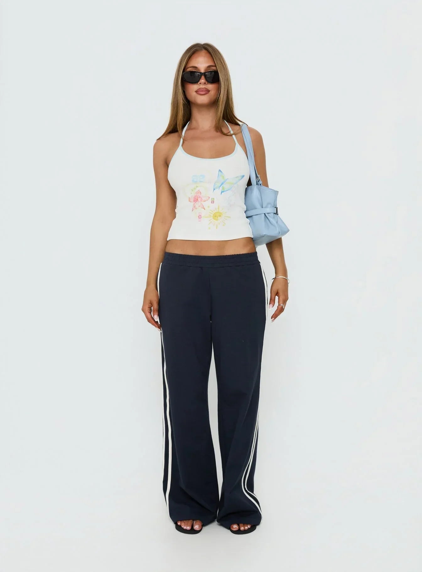 Zarelle Graphic Halter Top Multi