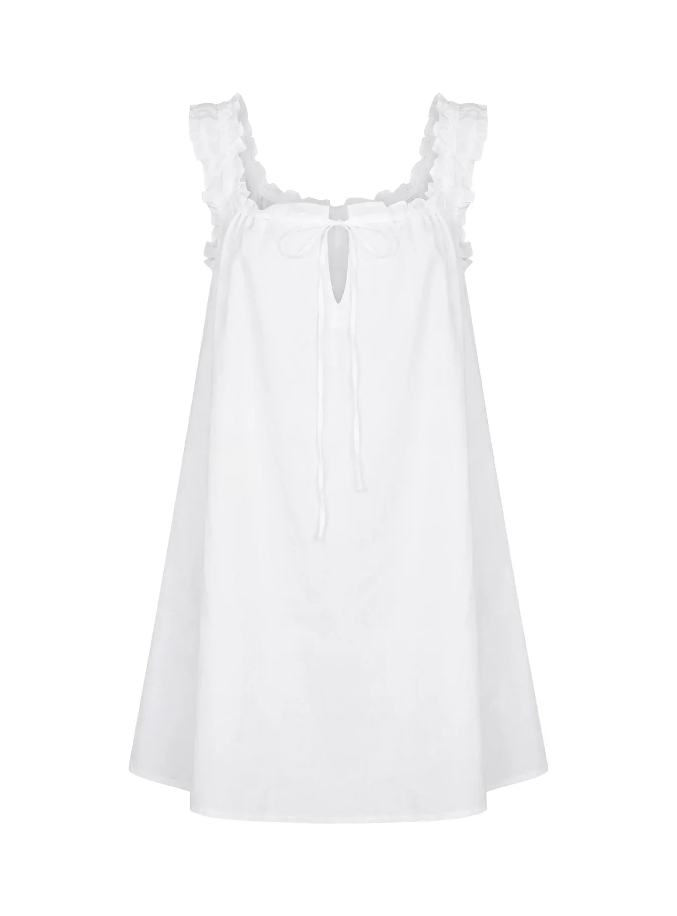 Swing Mini Dress White Petite