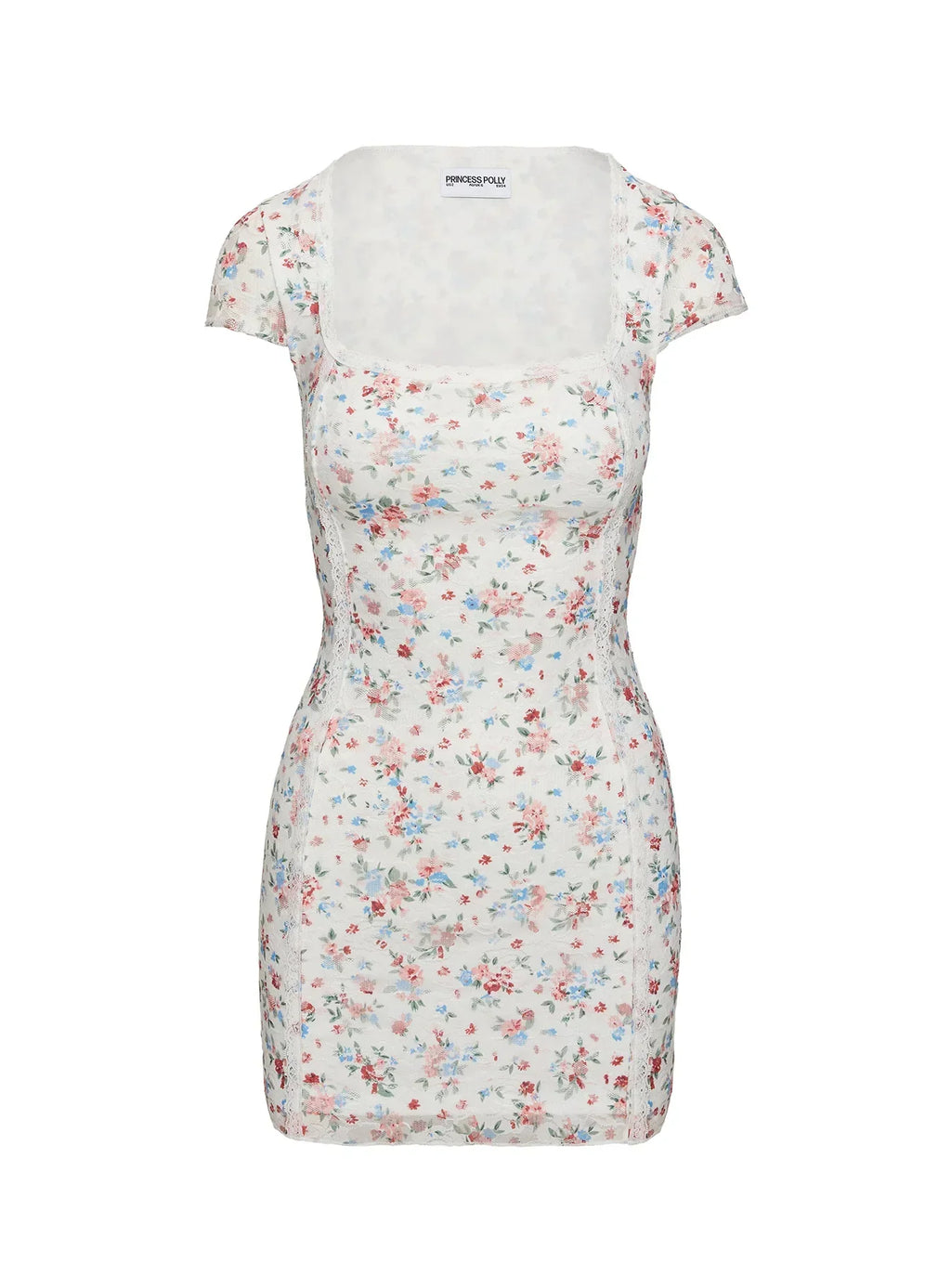 Whitlock Mini Dress White / Floral