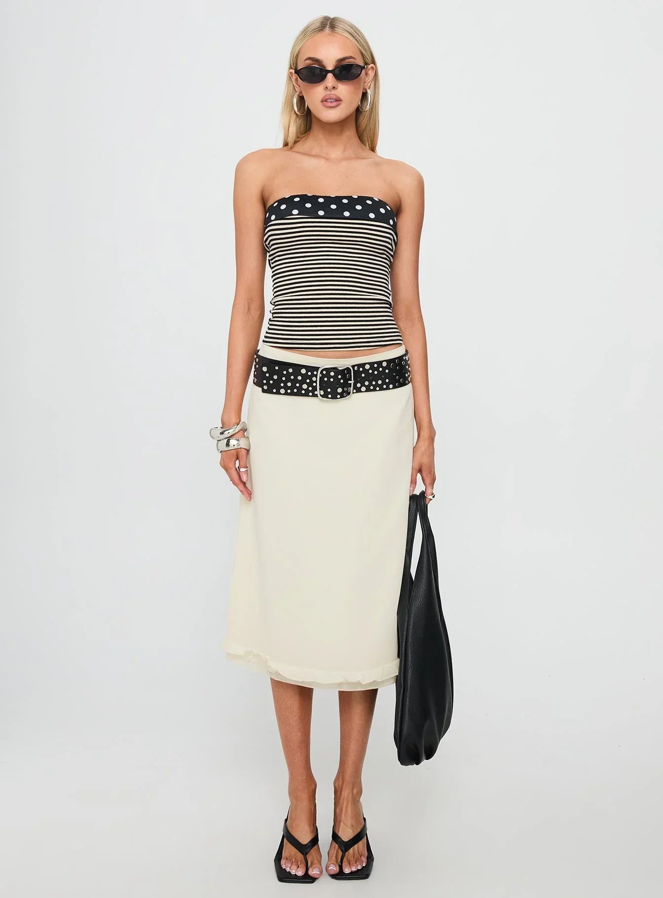 Virenna Strapless Top Multi