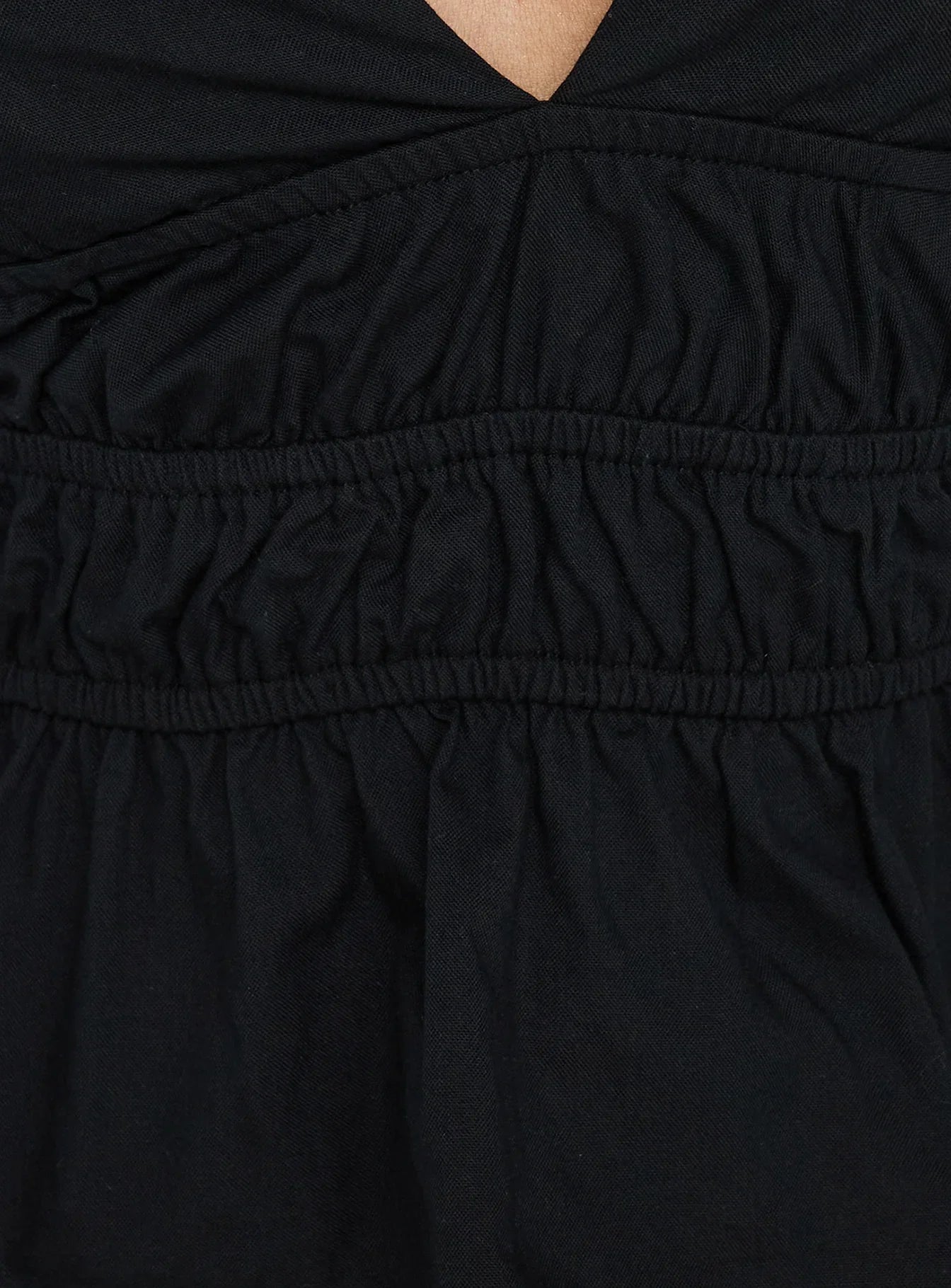 Perpetua Halter Neck Top Black