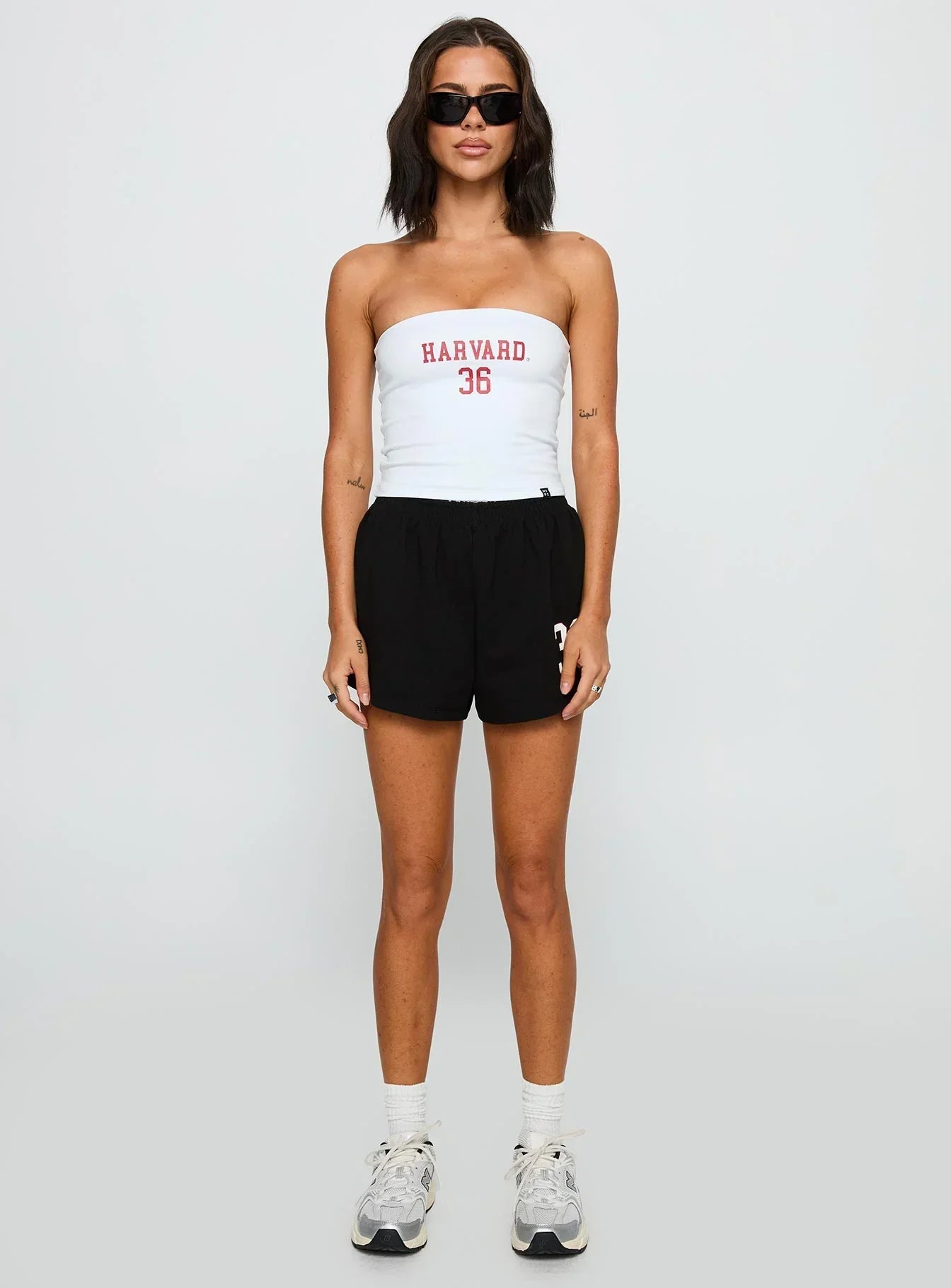 Harvard Tube Top White