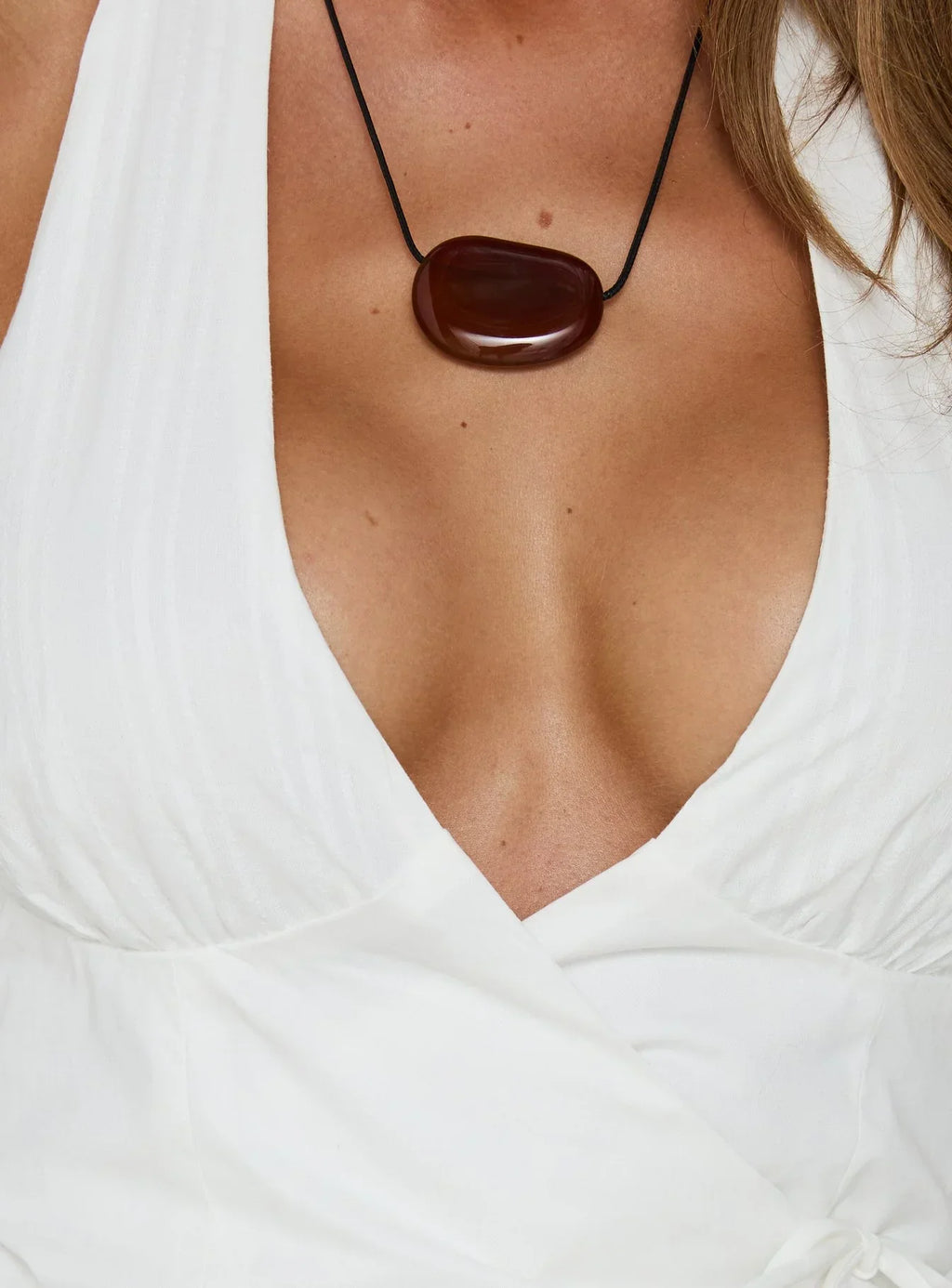 Jezmina Halter Wrap Top White
