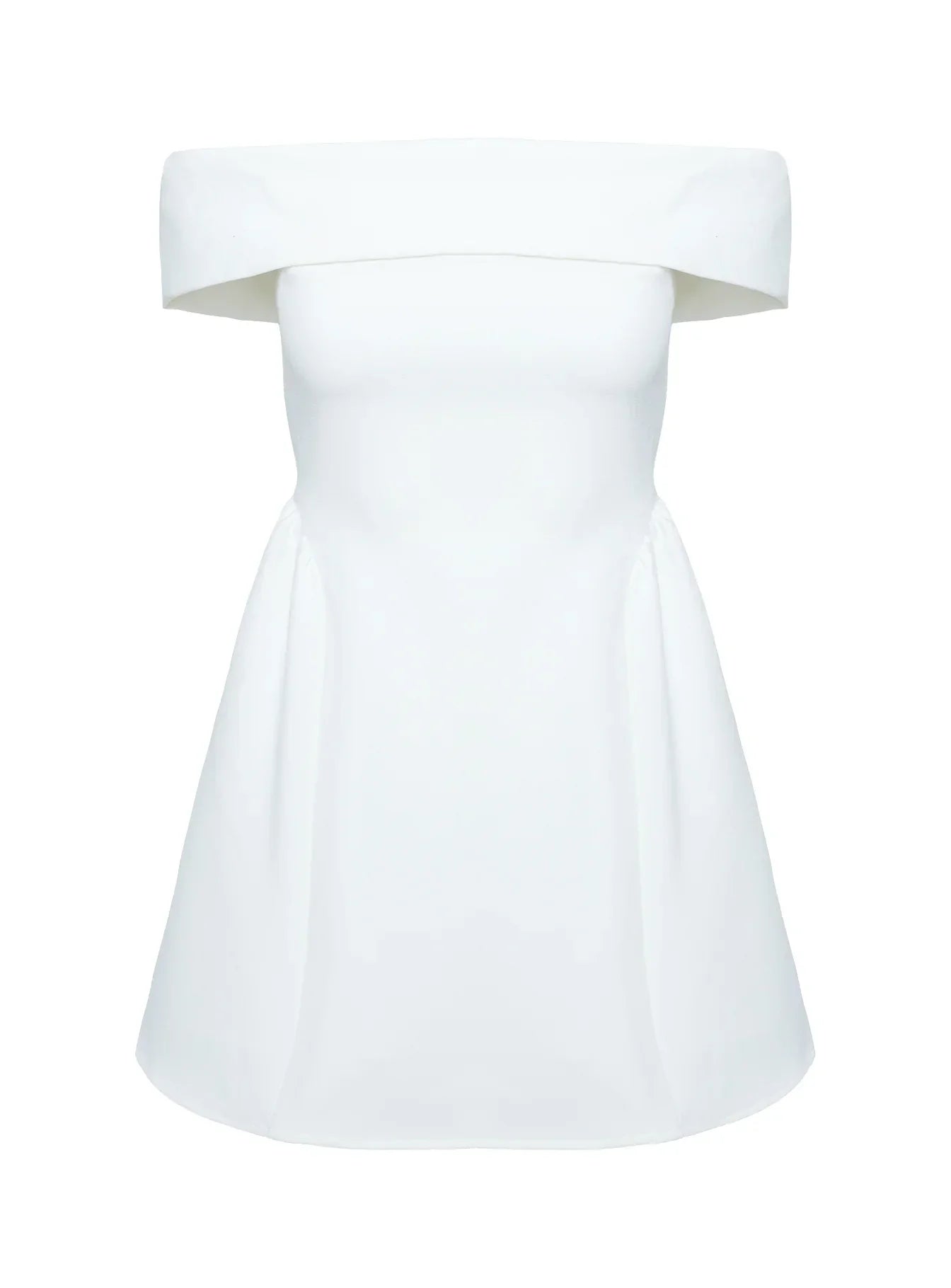 Main Character Strapless Mini Dress White