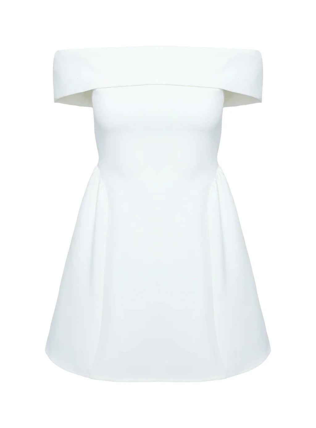 Main Character Strapless Mini Dress White