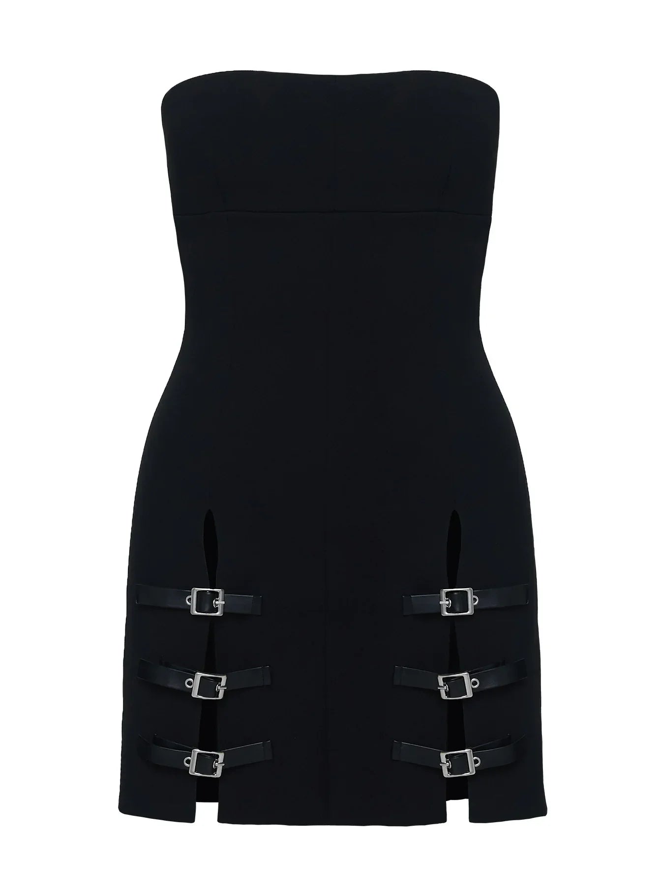 Pleasance Strapless Mini Dress Black