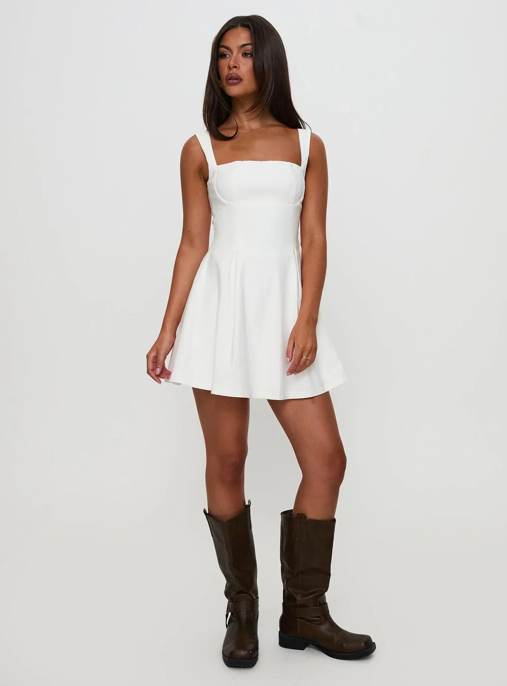 Xanthus Mini Dress White