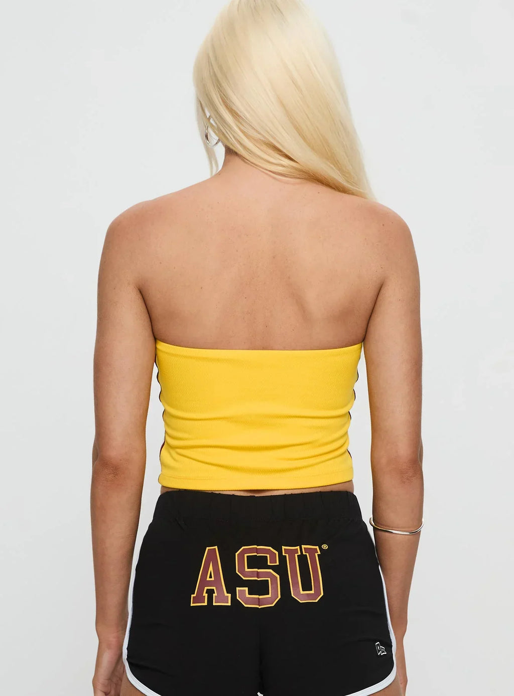 ASU Jersey Tube Top Gold