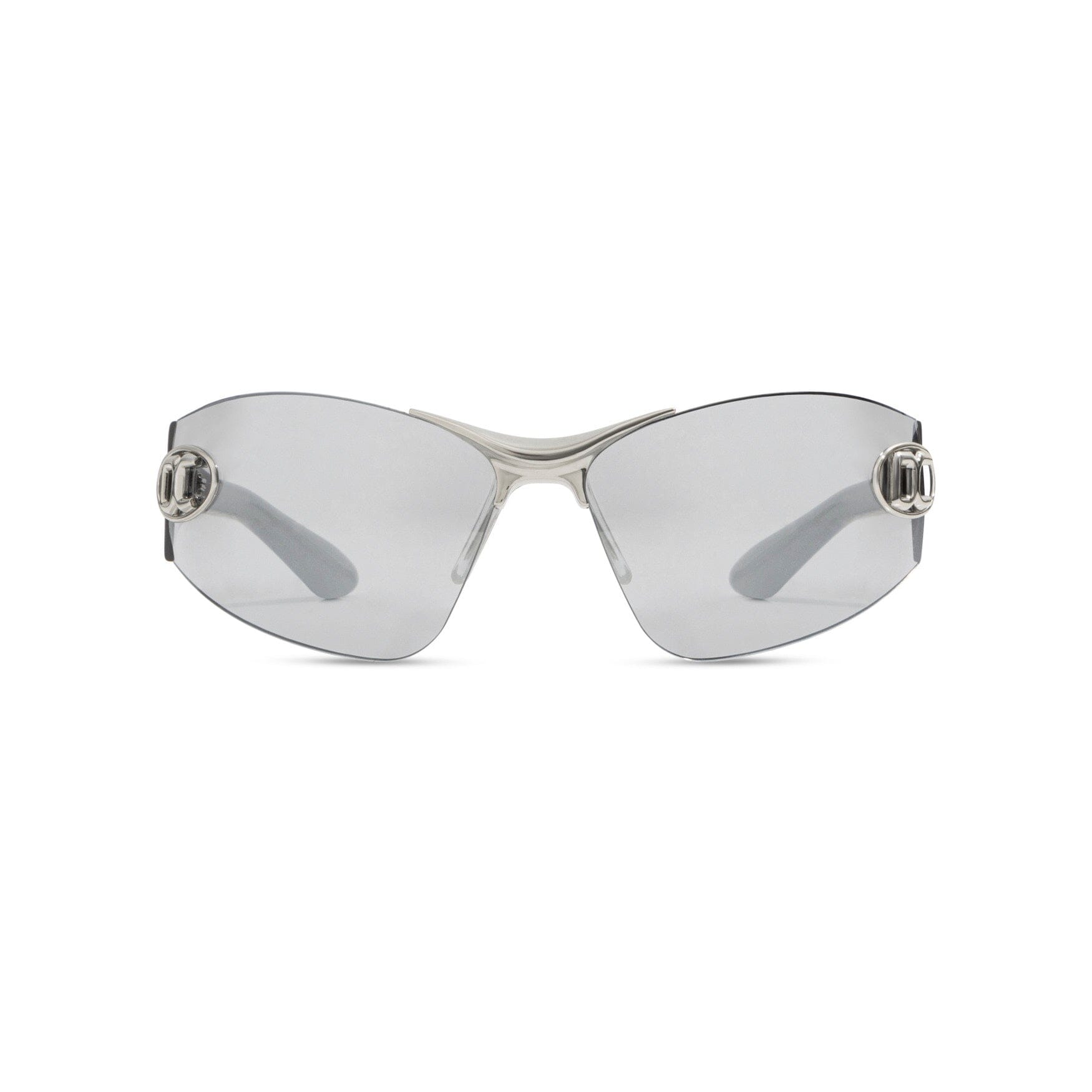 Signature Frameless Sunglasses Silver